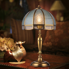 预售-全铜台灯欧式铜台灯简约客厅卧室书房灯具焊锡灯饰