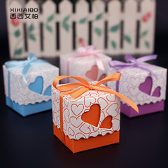 创意婚庆用品欧式喜糖盒婚礼糖果盒结婚爱心巧克力喜糖盒子包装袋