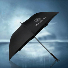 适用于奔驰商务雨伞长柄自动伞遮阳伞 创意防风晴雨伞汽车用品