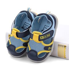 哈休学步鞋机能鞋 凉鞋女婴幼儿童鞋0-2岁宝宝鞋软底防滑HKL00563