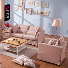 卡卡莫 布艺沙发 123客厅组合 美式乡村田园风格沙发现代简约欧式