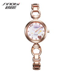时诺比1162L手链表韩版时尚镶钻女表时装时尚潮流新款腕表钢表