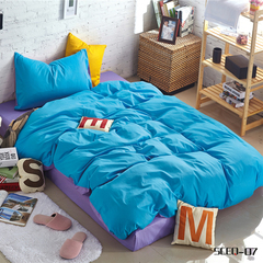 纯色床上三件套纯棉床单被套学生宿舍床单人床儿童1.2米/1米/0.9m