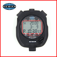 出口 世运秒表 电子计时器SW8-3030 三排30道1/100秒 精品礼品店