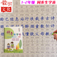 儿童初学者凹槽练字帖速成 1-2年级小学生字帖魔法练字板练字神器