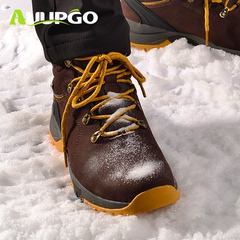 尚走户外雪地靴男女冬季防水牛皮登山鞋徒步鞋耐磨防滑保暖滑雪鞋