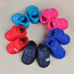 0-6-12个月婴儿鞋子软底靴子冬季宝宝棉鞋1岁男女新生幼儿单鞋
