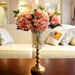 欧式样板间仿真花瓶套装摆件 新古典家居客厅花瓶花器装饰品摆设