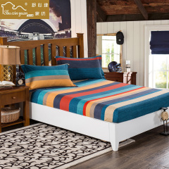 防滑纯棉床笠 单件加高床垫套 席梦思保护套全棉床罩1.5米1.8米