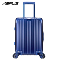 AERLIS/艾尔丽思铝镁合金拉杆箱飞机轮铝框行李箱20寸24寸