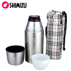 特价专柜正品 上海清水SHIMIZU不锈钢真空保温壶SM-6211 4个容量