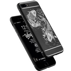 iphone7/6s/6/5se plus手机壳防摔苹果7保护套6代硅胶软磨砂外壳