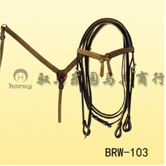 进口西部水勒缰胸带套装 马术马匹装备 驭马乐园马具马术用品专卖