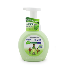 韩国进口正品 CJ LION/狮王 儿童宝宝 泡沫洗手液 青葡萄味 250ml