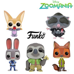 官方正版FUNKO POP迪士尼 疯狂动物城兔朱迪 狐尼克手办公仔模型