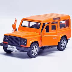 合金族悍马越野车卫士 声光版回力车模1:32儿童玩具汽车模型