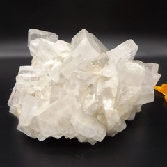 4kg天然水晶重晶石摆件/天然水晶矿物晶体/天然水晶奇石精品摆件