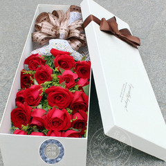 厦门同城鲜花速递红玫瑰礼盒装生日爱情表白鲜花速递厦门鲜花岛内