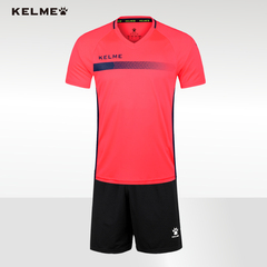 新品KELME卡尔美足球服套装男组队短袖球衣光板定制印号训练服