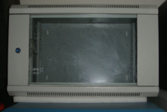 网络机柜 4F威龙型钢化玻璃后网门 0.35米6U 350*530*350mm