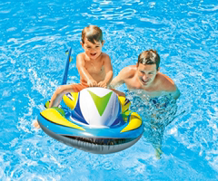 包邮正品INTEX飞艇摩托艇座骑水上充气玩具坐圈冲浪坐椅漂浮船