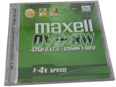 麦克赛尔 maxell? 正品DVD RW 4速 4.7G 可擦写光盘 单片