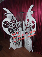 婚庆婚礼展示道具舞台背景装饰品 庆典场景布置 浪漫蝴蝶密度板AB