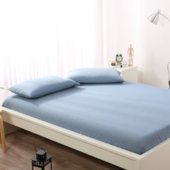 无印水洗棉单件床笠床垫纯棉床单席梦思保护套1.8米床罩1.5m床罩