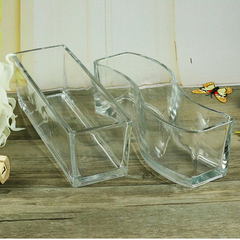 特价包邮透明长方形一体玻璃金鱼缸条缸乌龟缸水培缸扁缸花瓶造景