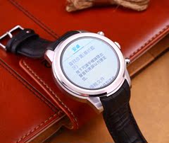 X5安卓4.4系统手机圆屏智能手表wifi GPS心率检测计步器媒体播放