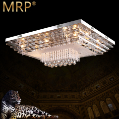 MRP 客厅灯长方形简约现代大气水晶灯led灯具卧室餐厅吸顶灯