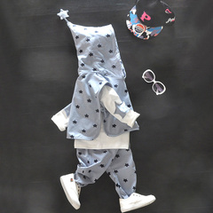 男童秋装套装0-1-2-3-4-5岁女宝宝长袖秋季衣服潮小童秋装三件套