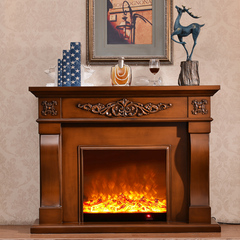 帝轩名典欧式壁炉 实木美式电壁炉装饰白色壁炉1.2米/1.5米