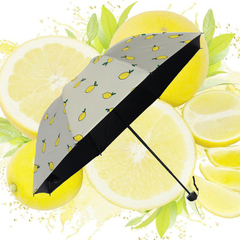 晴雨伞折叠女韩国小清新太阳伞创意两用学生三折伞防晒黑胶遮阳伞