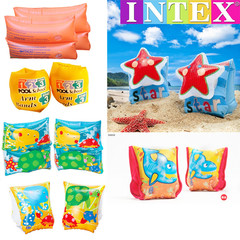 INTEX正品儿童手臂圈卡通儿童游泳水袖手臂浮圈游泳浮袖游泳必备