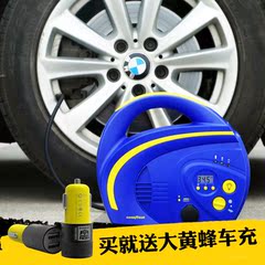 固特异车载蓄电式充气泵数显预设自动便携式12V可充电轮胎充气泵