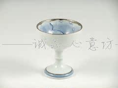 有田烧牡丹白酒杯高杯陶瓷小杯手绘日本产文山窑快速直邮正品保障