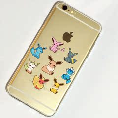 iphone7 6s plus 5s SE 口袋妖怪 伊布 苹果动漫手机软壳套#21