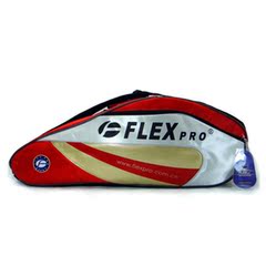 正品 佛雷斯/FLEX羽毛球包FB137 运动/双肩背包6支装超大容量特价