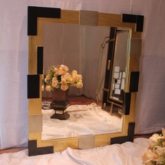 名镜世家新古典装饰镜 样板房软装壁挂镜 后现代客厅玄关壁炉镜