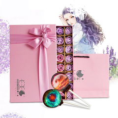 创意星空棒棒糖10支礼盒装玫瑰花星球糖果硬糖女生情人节生日礼品