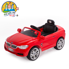 智乐堡儿童宝马充电电动车 男女孩可坐四轮大号玩具童车带遥控