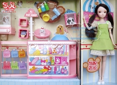 洋娃娃女孩玩具正品可儿娃娃6106时尚米妮家居系列组合6107