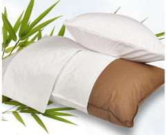 纯棉竹纤维防螨虫防水枕套防头油枕芯枕头保护套单人枕套婴儿定做
