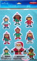 圣诞老人贴纸scrapbook装饰儿童节日派对贴画幼儿园创意材料贴