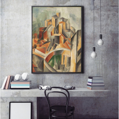 毕加索作品抽象油画欧式装饰画现代客厅装饰画卧室壁画餐厅无框画