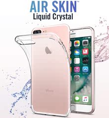 韩国Spigen苹果7手机壳iPhone7 plus全包超薄柔软硅胶透明保护套