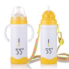 宝宝奶瓶婴儿玻璃奶瓶婴儿奶瓶玻璃内胆奶瓶带手柄