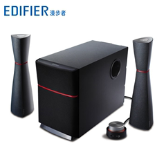 Edifier/漫步者 E3200  2.1有源台式电脑音箱 木质低音炮线控音响