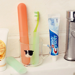 旅行用品 牙刷盒便携洗漱 旅游出差洗漱包配件 牙刷套保护盒